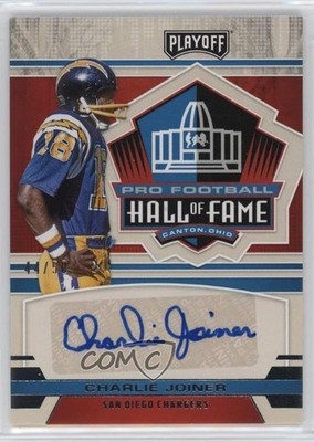 2021 Panini Playoff Hall of Fame 44/50 Charlie Joiner #HFA-CJO Auto HOF a8r
