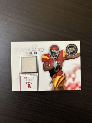 Reggie Bush 2007 Press Pass Game Day Gear Jersey #GDG-RB GU Relic USC Trojans
