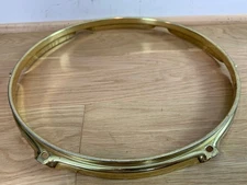 Drum Factory Direct 13-inch 6-Lug Rack Tom RIM HOOP Counterhoop Part Gold 2.3mm