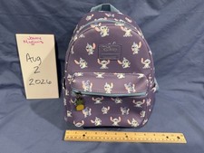 Loungefly Disney Lilo And Stitch Poses Purple And Blue Mini Backpack