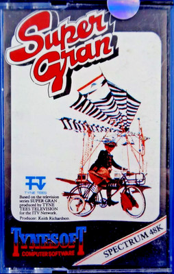 SINCLAIR ZX SPECTRUM -- SUPER GRAN (TYNESOFT) #NOS