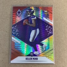2021 Panini Phoenix Kellen Mond Rookie Fire Burst Card RC #122 Vikings A-48. rookie card picture