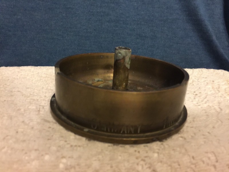 World War II WWII M14 1944 Brass Fabricated Artillery Shell trench art Ashtray