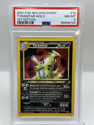 Tyranitar 12/75 Neo Discovery 1st Ed Holo Rare Vintage Pokemon TCG