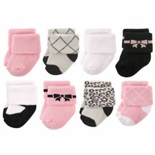 Hudson Baby Socks, 8-Pack, Bows