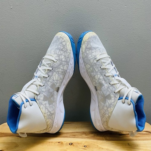 Under Armour UA Fire Shot Compfit Men's Shoes Sneakers 1269276-104 White Size 12 - Picture 8 of 12
