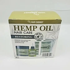 Hair Chemist Solutions Restoring Hemp Oil Hair Care Kit