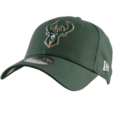 New Era Baseball Cap Milwaukee Bucks Side Patch Dunkelgrün Kappe Verstellbar