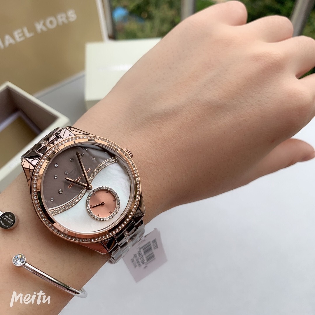MICHAEL KORS MK3757 Lauryn Sable Ladies Analog Watch | eBay