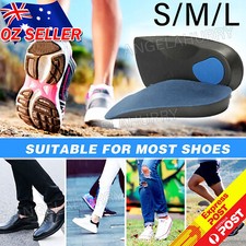 3/4 Support Insoles Orthotic Arch Flat Feet Plantar Fasciitis Arche Shoe Pad-NEW