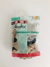 Playtex Maternity Panties Tagless Hipster 3-Pack Size L NEW, Opened Bag