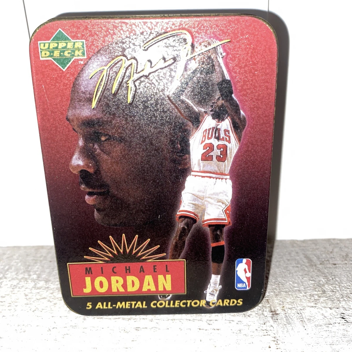 Upper Deck Michael Jordan 5 All Metal Collector Card Set Cards Are 