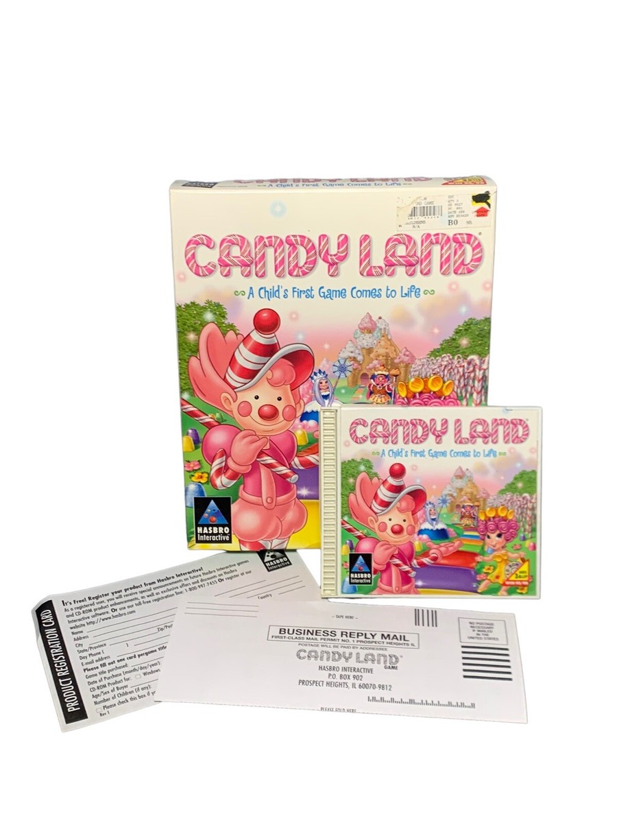 Candy Land Adventure PC Big Box Game (PC, 1998) Complete In Box