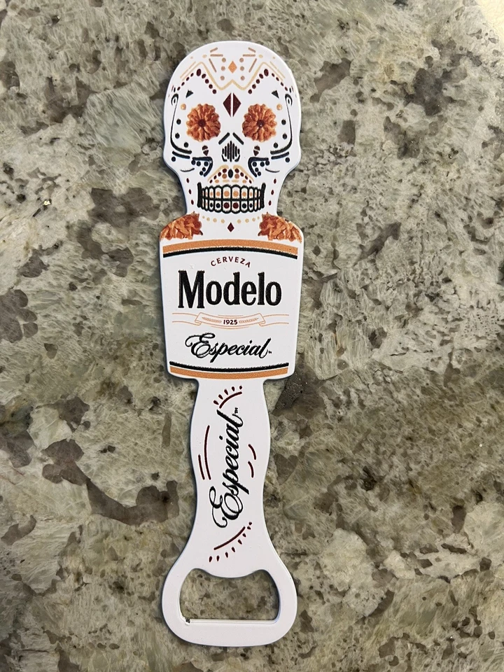 MODELO BEER STEEL BOTTLE OPENER BARTENDER SPEED BAR TOOL. Day Of The Dead - Image 2 of 4