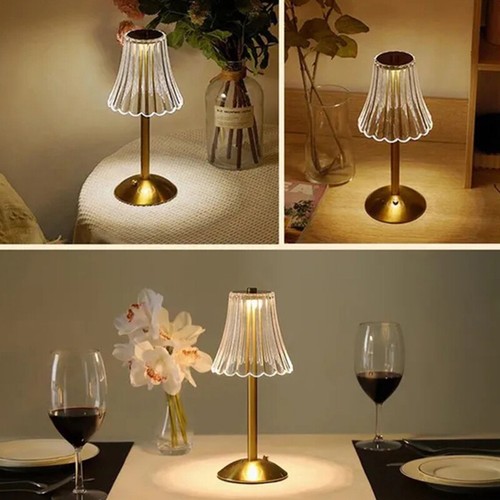 Creative Vintage Crystal Lamp Bedroom Bedside Lamp _xa - Photo 2/10
