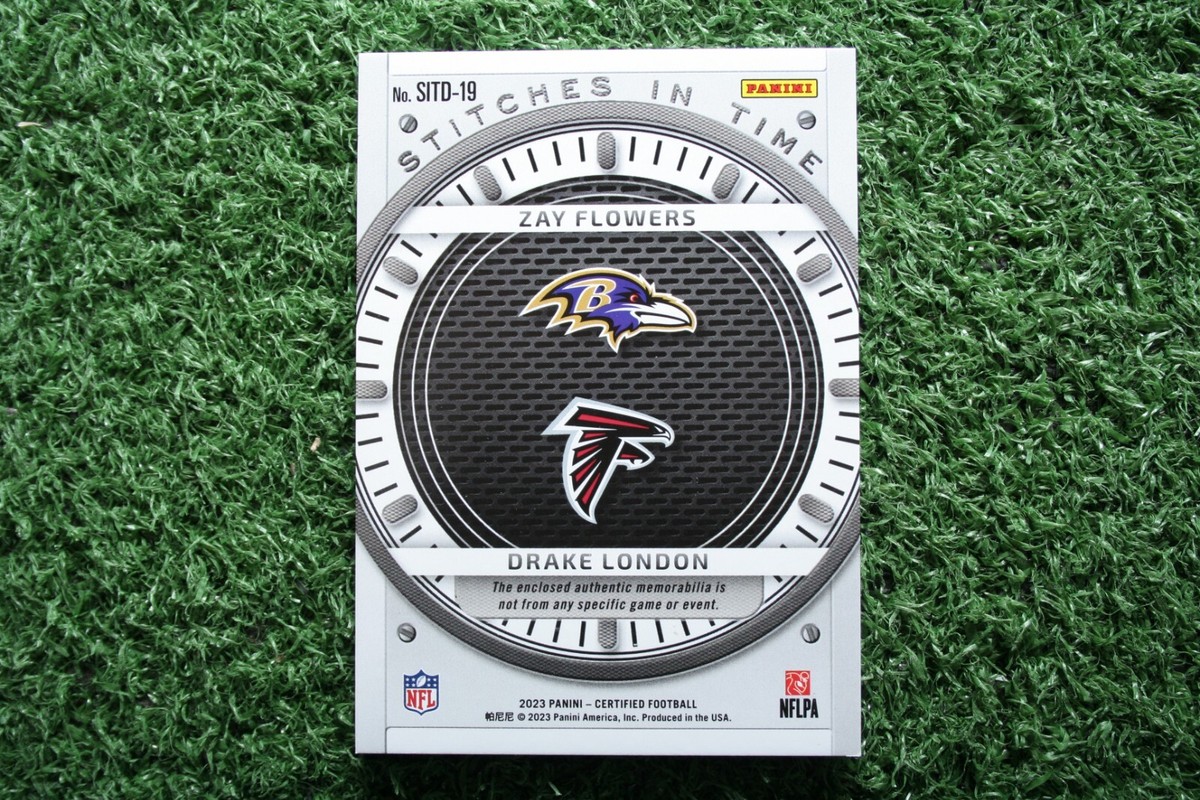 2023 Panini Certified - Stitches in Time Dual Drake London, Zay 