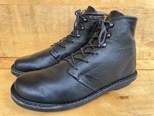 Trippen Rectangle Men’s Black leather Lace Up Boots Size EU 41 / US 8.5