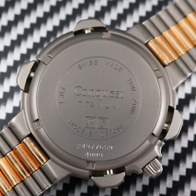 LONGINES CONQUEST TITANIUM CHRONOGRAPH 4009 Cal. L540.2 Swiss