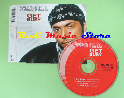 SEAN PAUL Get Busy 2003 Germany VP RECORDS AT0155CD (S17**) Single CD no mc lp 