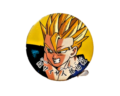 dragon ball z round menko vintage 77 disk jack mixture of four
