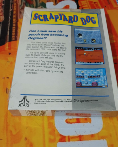 Scrapyard Dog (1991) ATARI 7800 VCS (Modul, Manual, Box) working 8-bit NEU - Bild 2 von 3