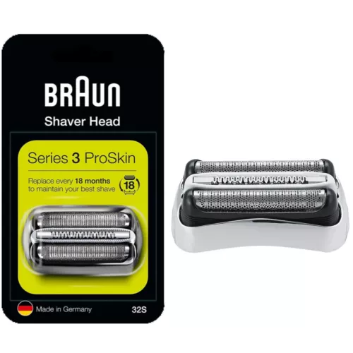 32S Replacement Shaver Head Foil Cassette For Braun Shaver-Series 3 ProSkin- - Picture 1 of 9