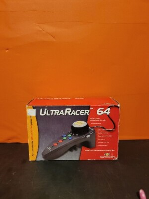 UltraRacer 64 Mini Handheld Steering Wheel Controller For Nintendo 64 Console