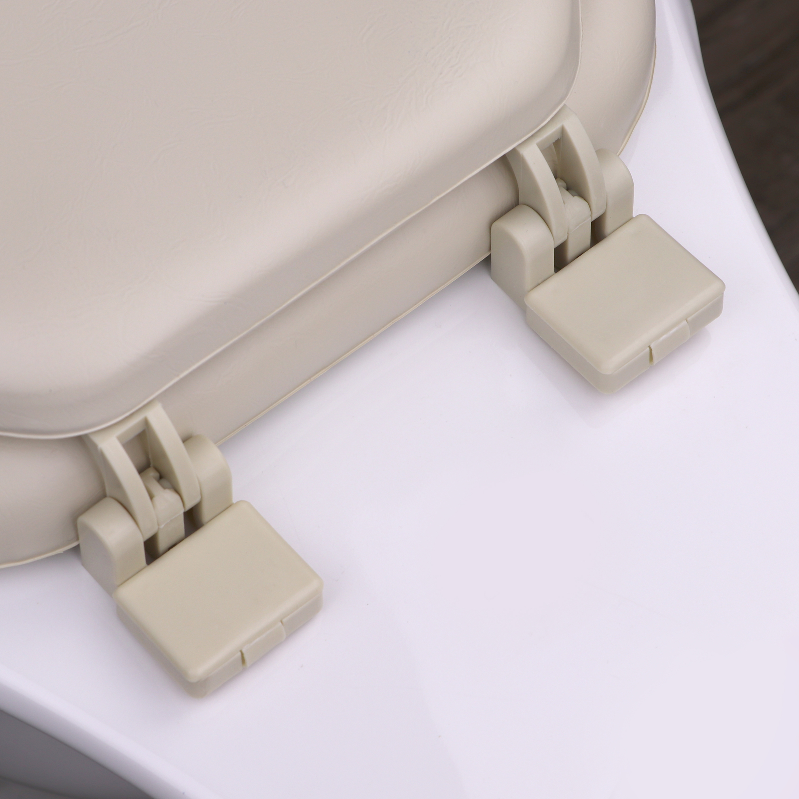 Ginsey Elongated Soft Cushion Toilet Seat, Champagne eBay