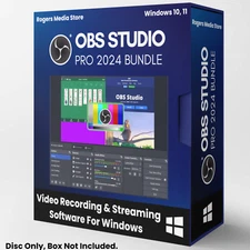 OBS Studio PRO 2024 - Video Recording | Live Streaming Screen Recording Software