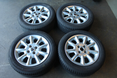 4 x ROVER FISSION 25/ 45 ALUFELGEN + SOMMERREIFEN 195/55R15 NR.A5