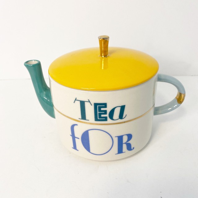 Anthropologie Retro Tea For One Teapot eBay