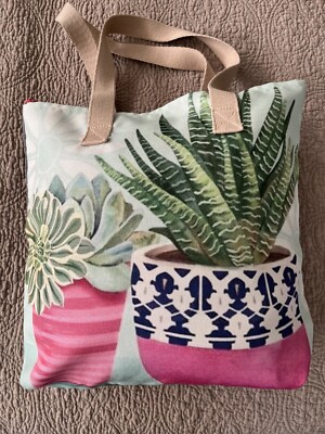 Cactus Motif Tote Bag