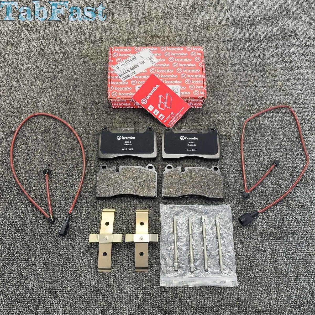 Rear Brake Pads Kit With Sensors & Springs 70003463 for Ferrari