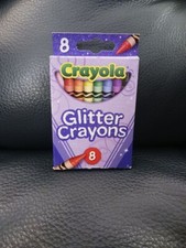 New Crayola Glitter Crayons 8 Count
