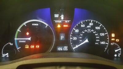 レクサス RX450h メーター LEXUS LEXUS RX450H Speedometer (cluster), MPH, AWD, w/o air