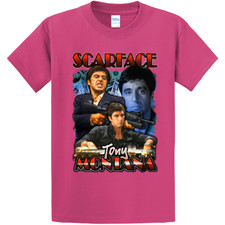 NEW Art Society x SWOD SCARFACE BOOTLEG Tee Shirt SANGRIA SM-4XLARGE MADE IN USA