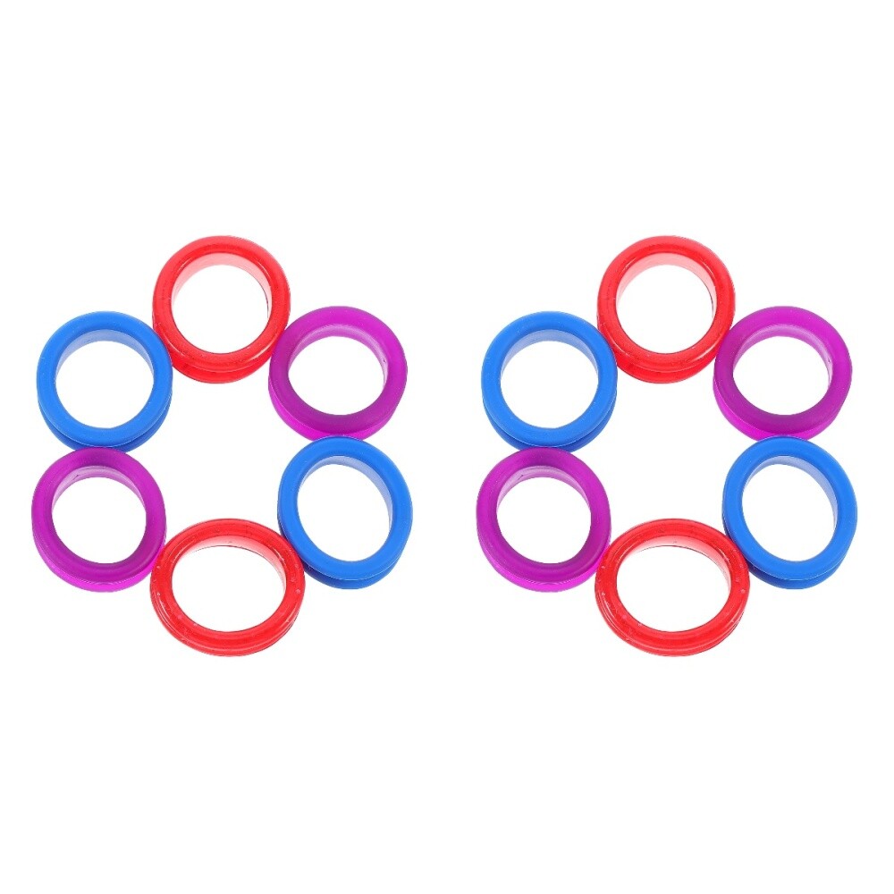 12 Pcs Soft Silicone Finger Scissor Accessories Dog Grooming Scissors