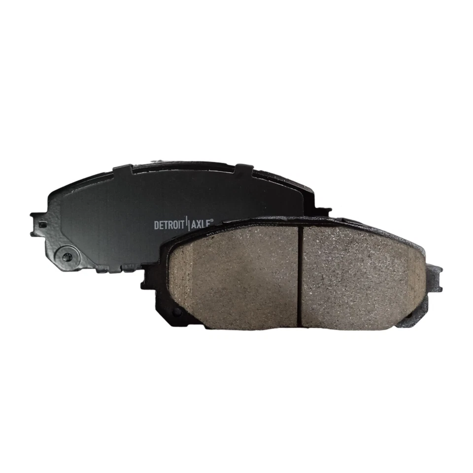 Pastillas de freno delanteras de cerámica con hardware para Jeep Cherokee 2014 2015 pistones dobles Foto 4 de 4