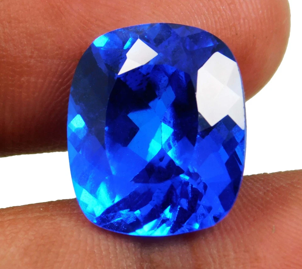 ESPINELA AZUL COBALTO NATURAL IMPECABLE 14,60 quilates CERTIFICADA IMPECABLE PIEDRA PRECIOSA PERFECTA Foto 3 de 4