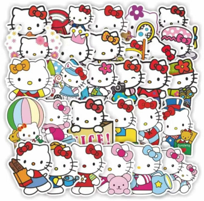 Hello Kitty Aufkleber - Niedliche Cartoon Aufkleber für Kinder & Fans