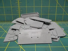 (Qty: 19) Wago 280-324 End/Intermediate Plate Terminal Block Accessory Grey