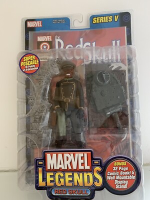 -Marvel Legends Red Skull Series 5 Toybiz 2003 Action Figure . Original Verpackt