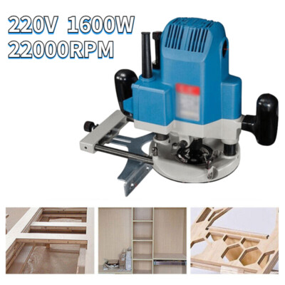 1600W Electric Wood Engraving Milling Machine Trimming Woodworking Wood Router