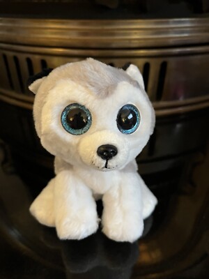 Sehr guter Zustand Ty Beanie Babys Buff the Husky nicht mehr produziert 6 Zoll Top Zustand