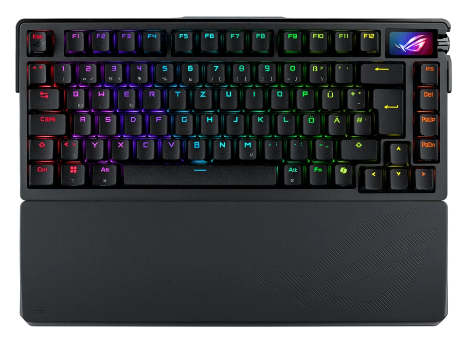 ASUS ROG Azoth Extreme 75% Gaming Tastatur, Mechanische ROG NX-Snow-Switches ...