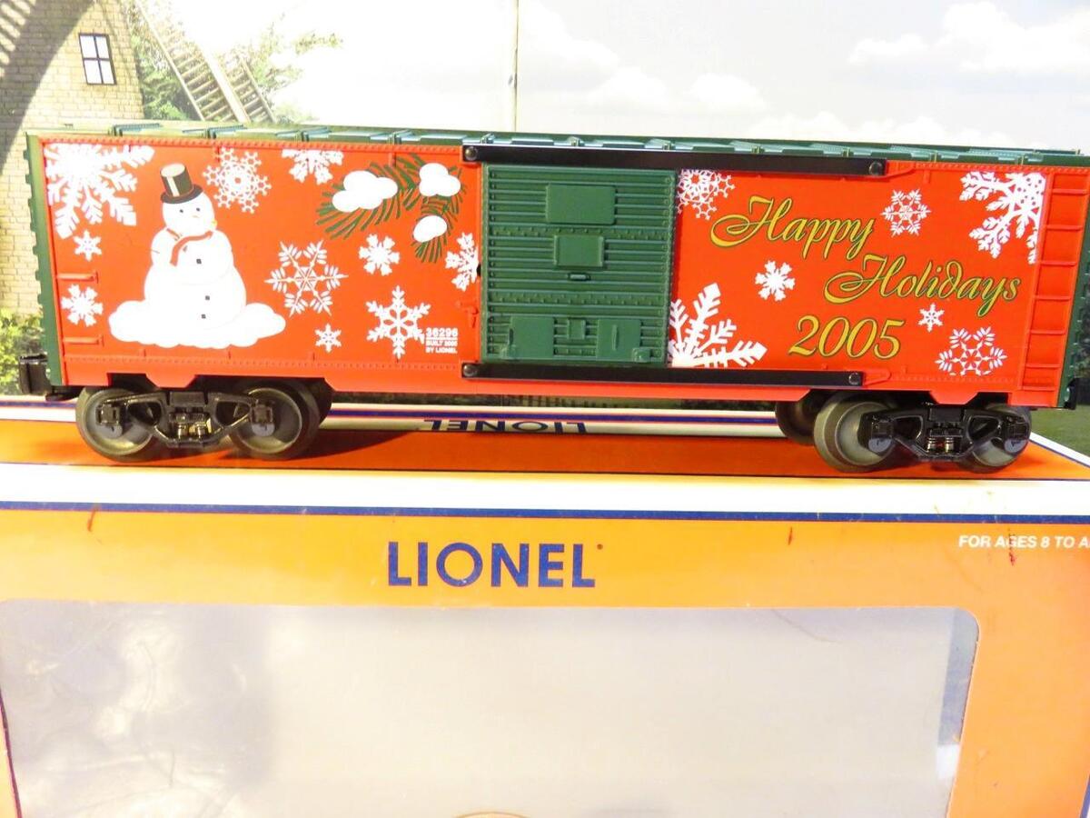 LIONEL CHRISTMAS CAR- 36296- 2005 ANNUAL BOXCAR - 0/027- NEW LIONEL CHRISTMAS CAR- 36296- 2005 ANNUAL BOXCAR - 0/027- NEW