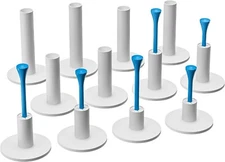 Rubber Golf Tees for Mats, Golf Tee Holder for Driving Range & Simulator, Unbrea