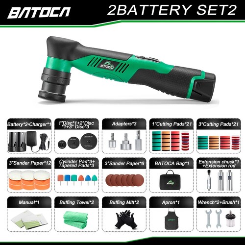 Cordless Mini Car Polisher12V Micro Wireless Scratches Car Polishing Machine Kit - Picture 8 of 10