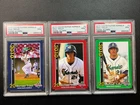 2010 Cedar Rapids Kernals Mike Trout Card #1, 2 & 3 PSA 9