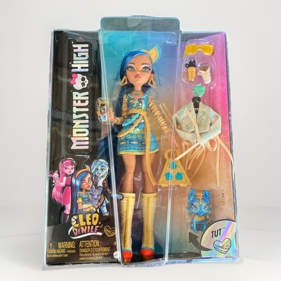 Monster High Cleo DeNile Deluxe Set With Tut Cat Pet Doll SEALED 2022